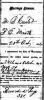 Marriage Record Moscow Branch Carter Pamela Miot (nee Moore)