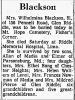 Obit. THe Delaware County Daily Times December 31, 1963