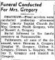 Geneva Wyatt Gregory-Funeral Services