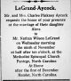 Legrand-Aycock Wedding Announcement