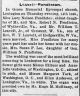 Wedding announcement from the Staunton Spectator and Vindicator dated 4/21/1898 provided by Carter Powell