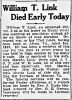 Obit. The Bee 3/9/1922