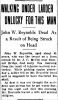 John Wilson Reynolds-The News Journal dated August 27, 1945