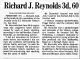 Richard Joshua Reynolds,III-Obit