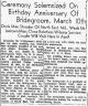 Wedding Announcement for Doris Streaker and Robert Lieb March 10, 1944 in North East, Maryland