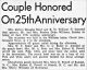 Reuben D & Kathleen Williams Celebrate 25th Anniversary