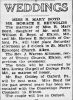 Marriage Announcement for Mary Boyd-Horace Evans Reynolds the Morning News June 1, 1939