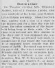 Obit. News Journal 4/19/1900