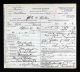 Death Certificate-John A. Fisher