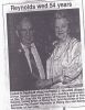 Francis Benson Reynolds and Sarah Louise Berry-Cecil Whig Newspaper
54th Wedding Anniversary