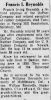 Obit. News Journal 7/18/1957