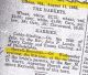 Marriage Announcement-Midland Journal  4/8/1921