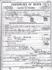 Death Certificate-Louisa Mildred Amiss Leavell
