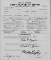 Birth Record (familysearch)