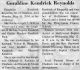 Obituary Geraldine Reynolds (nee Kendrick)