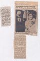 Newspaper Article -  Olive and Rhoda Charsha Wedding Anniversary