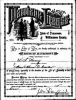 Marriage Certificate-Walter Parry-Alma Carter
