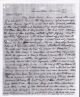 Letter to Rebecca Reynolds from her half brother Alex Briscoe mentioning the death of her brother John Cromwell Reynolds