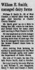 Obit. of husband William E. Smith-Philadelphia Inquirer 12/17/1992