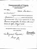 Elizabeth Reynolds (letter telling Elizabeth her Widow's Application has been denied)