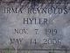 Irma Reynolds Headstone