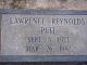 Headstone of Lawrence 'Pete' Reynolds - Adkins-Oakes Cemetery, Henry Co., Virginia