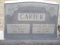 Headstone Bertha Satterfield and George Lewis Carter