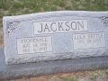 Headstone Stonewall Jackson, s/o Madison Monroe Jackson and Lousetta Wells