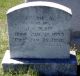 Headstone of Adline S. Grubb, w/o James Vaden Blair