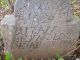 Headstone of Susanna Reynolds (nee Carter)