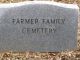 Farmer Cemetery Marker