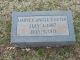 Harvey Angle Carter-Headstone