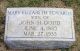 Mary Elizabeth Edwards Dodd-Headstone