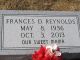 Headstone, Frances Durham Reynolds
