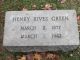 Henry Rives Green-Headstone