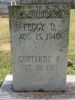 Headstone, Gertrude Reynolds