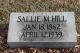 Sallie Hill (nee Carter)