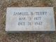 Headstone Samuel B. Terry