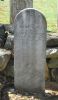 Headstone Mary Logan Lea, Wife of Elijah Morton