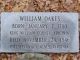 Headstone William B. Oakes