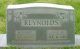 Headstone Walter Kermit Reynolds and Wife, Ruby Mahan