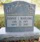 Headstone of Fannie L. Marlowe