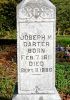 Headstone Joseph Motley Carter