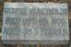 Headstone George W. Reynolds
