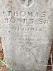 Headstone Thomas Jones