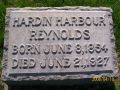 Hardin Harbour Reynolds Headstone
