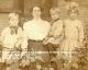 Frances 'Fannie'Wells (nee Matthews) with Children Paul E. Harry P. and Wilma M. Wells, Children of James L. Wells and Fannie Wells