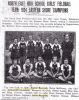 Newspaper dated 1934 (Cecil County, Maryland) Idella and her Fieldball team