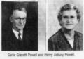 Henry Asbury Powell and Carlie Gravett, his wife