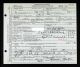 Death Certificate for Edith Eggleston (nee thomasson)